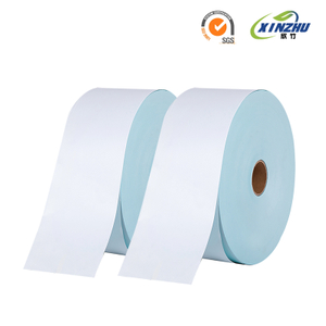 Mat&eacute;riau d'&eacute;tiquette auto-adh&eacute;sif thermique direct avec rev&ecirc;tement sup&eacute;rieur