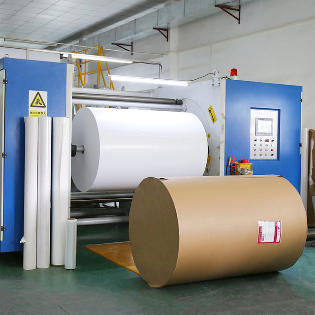 Jumbo rulonlarynda doňdurylan gyzgyn eredilen &yacute;elim &ouml;z-&ouml;z&uuml;ne &yacute;elme&yacute;&auml;n kagyz bilen 75 mikron termiki sintetiki kagyz